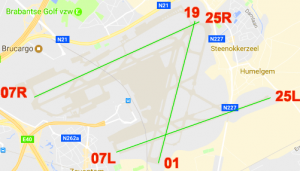 banen zaventem brussels airport